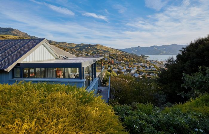 Akaroa Holiday Home.  Spacious, sunny, harbour views and close to town. Sleeps 8