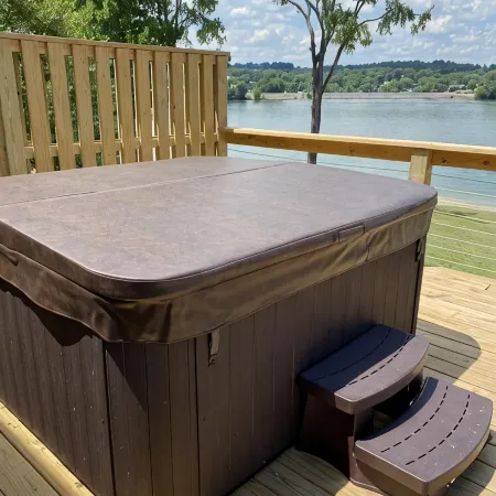 Lake front  cabin on main channel Douglass Lake Great for families