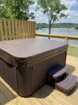 Lake front  cabin on main channel Douglass Lake Great for families