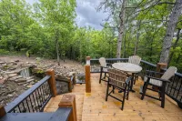 NEW! A Hidden Waterfall Oasis Is Tucked Behind This Luxury Broken Bow Cabin - Gym