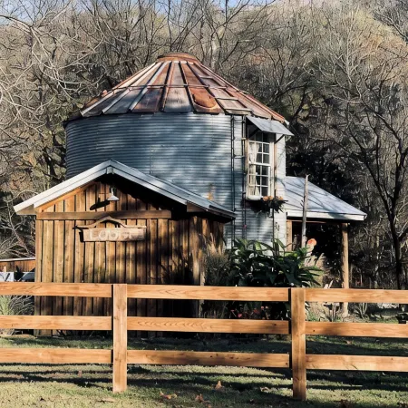 The Lodge Grain Bin at Goose Creek Farm in Cornersville TN