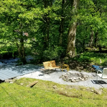 Quaint, peaceful, & creekside!  Alarka Peaceful Creek Cabin - Bryson City