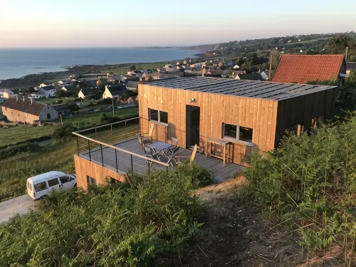 Chalet Terrasse à Flanc de Colline Avec vue mer Exceptionnelle - Chalets