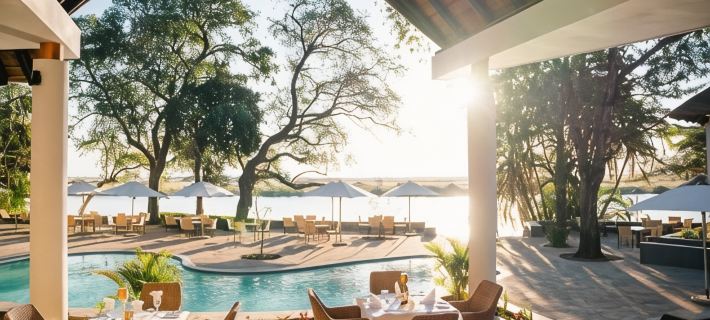 Chobe Safari Lodges Отели в г. Чоб