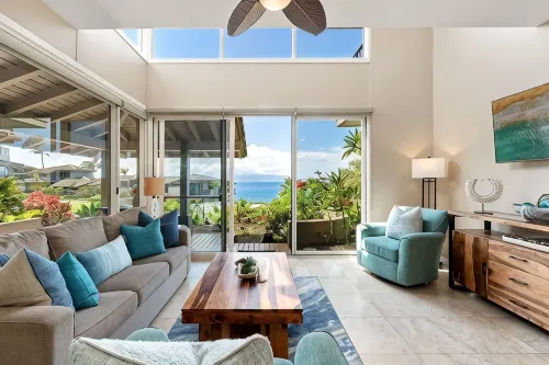Kapalua Bay Vill 23G1 Ocean Front 1 Bd 1BA Villa - de playa