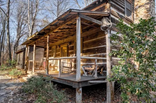 Cozy luxurious log cabin  near the rocky river - Boutique