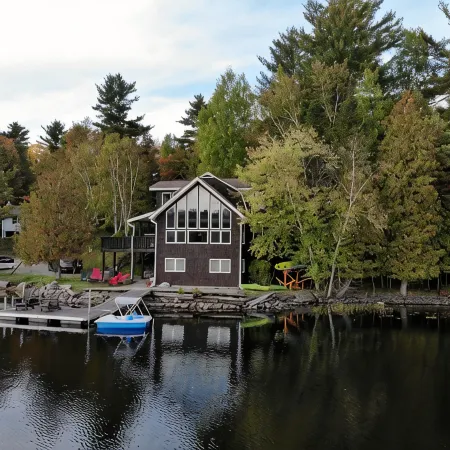 Lakefront Retreat on Lake Flower Near Lake Placid