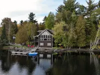 Lakefront Retreat on Lake Flower Near Lake Placid - 3-Star