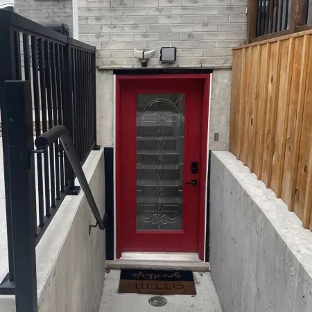 Brand new spacious apartment with private yard/ patio