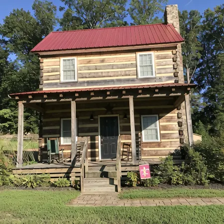 The Natchez - quiet front porch & rockers.