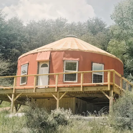 Yurt at Stillhouse Farm *Wifi *Creek *Private *Less than 5 miles from VMI + W&L