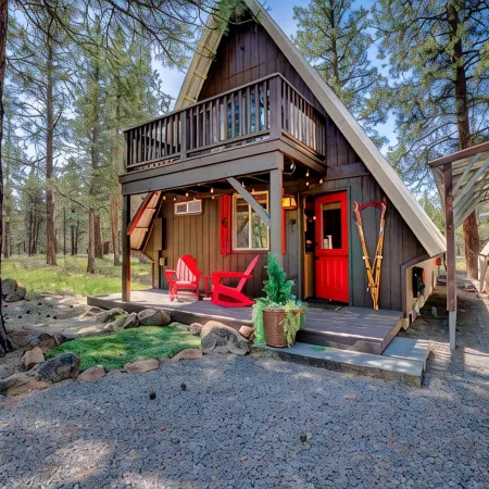 A-Frame Cabin on 4.5 Acres - HOT TUB, Dog Friendly!