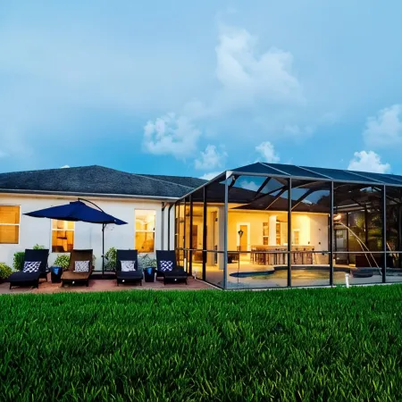 Luxury 4 BR/3BA Waterview Home w/ Pool + Spa with work space
