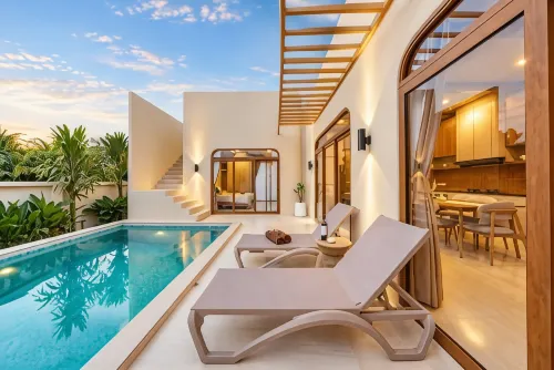 Azure Tropical Pool Villas - Mountain view
