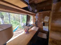 Cabin-Swim-Brook View-Woodfired Sauna-Firepit-Woodstove-7 Min to Stratton-Dog OK