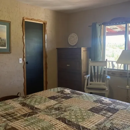 Geronimo cabin, named in honor of the legendary Apache Warrior, Amazing views!