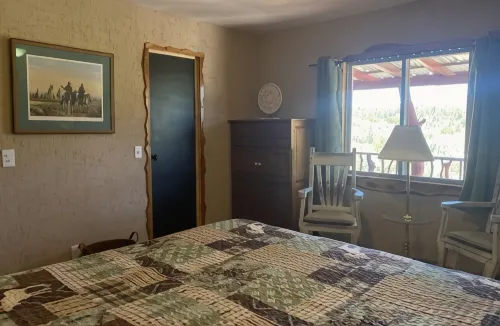 Geronimo cabin, named in honor of the legendary Apache Warrior, Amazing views!