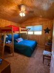 Adorable and bright lake house!  Retro feel all the modern amenities