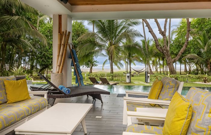 Beachfront Modern Luxe Villa Steps from the Sand!