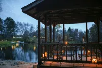 Lakeside cabin with Hot Tub and full kitchen!  Sleeps up to 12 people. - 3-Star