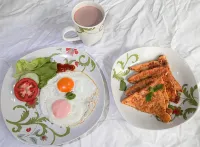 西加西加沙灘精品簡易別墅 - 早餐
