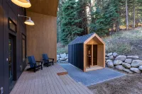 Modern Luxe Cabin w/ Sauna, Hot Tub, and Lake Views