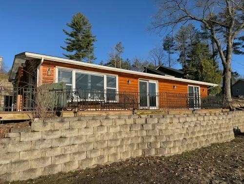 2-Bedroom Modern Lake Cottage Steps Off the Water Just 1.5 Hrs from Minneapolis.