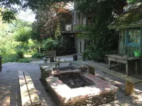 A river runs through it - balcony