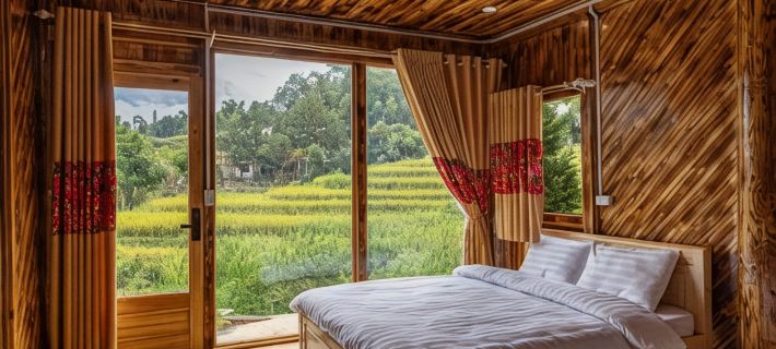 Hoa Chanh Bungalow Hotels in Ta Van