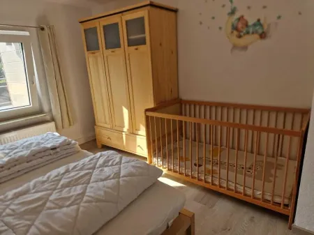 Vacation Apartment for up to 2 Persons + Small Child, Quiet Location Between Beach and Town Center