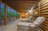 Rustic Romance- Couple's Dream w/Jacuzzi Tub, Hot Tub, & Balcony Swing Bed - Romantic
