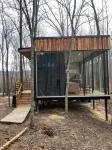 現代玻璃靜居福特谷木屋，配有WiFi、空調和電動汽車充電樁 - 小木屋