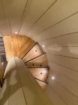 The Little Red Barn - Lakeside Tiny Home Rental -Sleeps 4 - Spiral Staircase