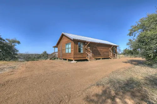 Mesquite Cabin with Hot Tub & Hill Country Views - Bintang 4