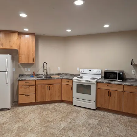 Hawk's NestEntire 1650 Sqft lower level.