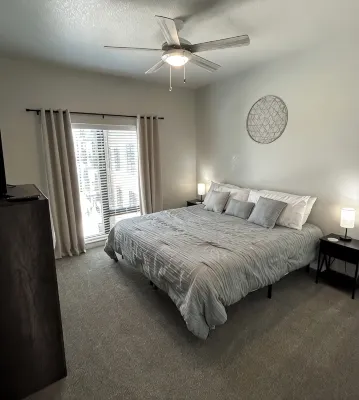 Comfortable 1 Bedroom, Gym, Social Room, Balcony - 무료 와이파이