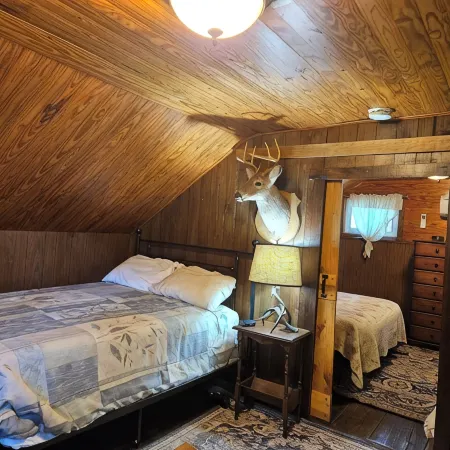 Historic pet friendly cabin with shooting range, and ATV trails on 80 acres.