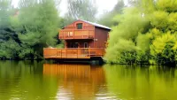 Au fil de l'eau - cabanes flottantes et gîtes en Normandie - Maison d'hôte