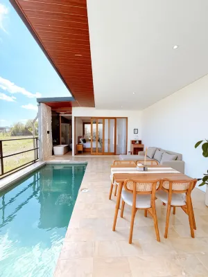 Harva Villa with Ricefield View