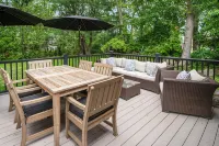 Newly renovated coastal retreat just 1.5 miles from the beach.