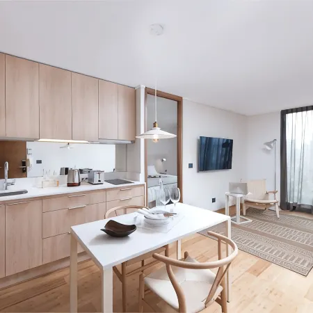 Modern 1BR King in El Golf | Metro + Fast WiFi
