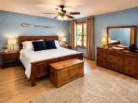 Lakefront-Dock-Grill-Firepit-Wood Stove - 4-Star