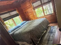 You’ve Found Paradise With this  Spacious Log Cabin on Keuka Lake - - balcony