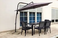 Terrasse - Parkplatz - TV im Boxspringbett - Küche