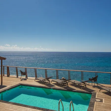 Oceanfront, Palm Trees and the Beautiful Blue Pacific Ocean...Poipu Palms 202!