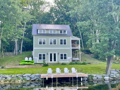 New! Beautiful Lakefront Home near Burlington, VT - balcony