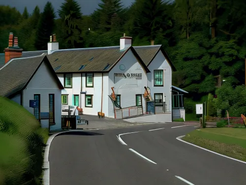Bridge of Cally Hotel - parking