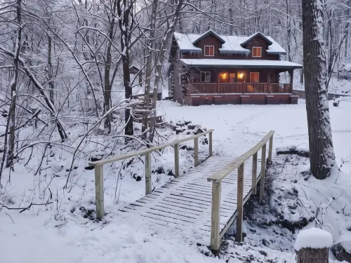 Cozy Secluded Cabin w/ Hot Tub, Relax, Unwind & Stargaze - 3-Star