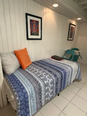 Studio en suite, king/twin beds sleep 3, multi-deck views, early access bag drop
