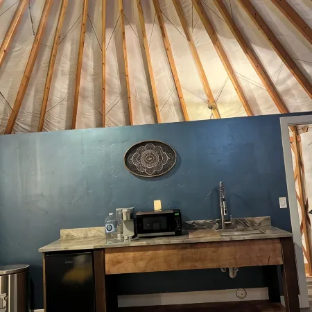 The "Mystic Yurt" privacy and comfort in the heart of Lake Powell activities!